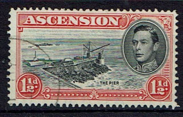 Image of Ascension SG 40ba FU British Commonwealth Stamp